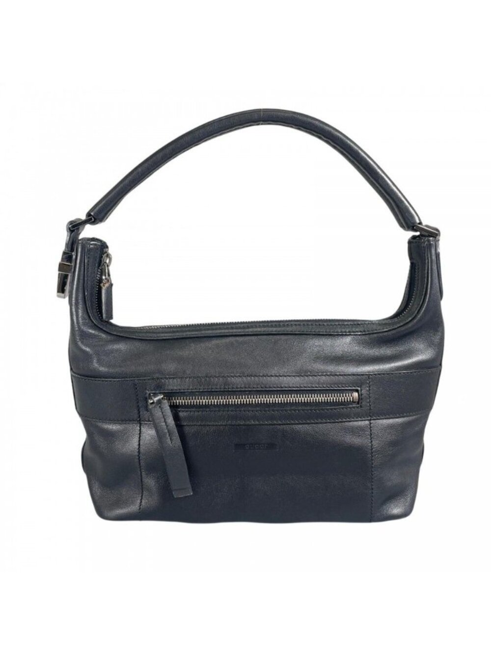 Gucci Handbag 001 Leather Black Silver - Picture 1 of 15